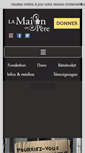 Mobile Screenshot of maisondupere.org